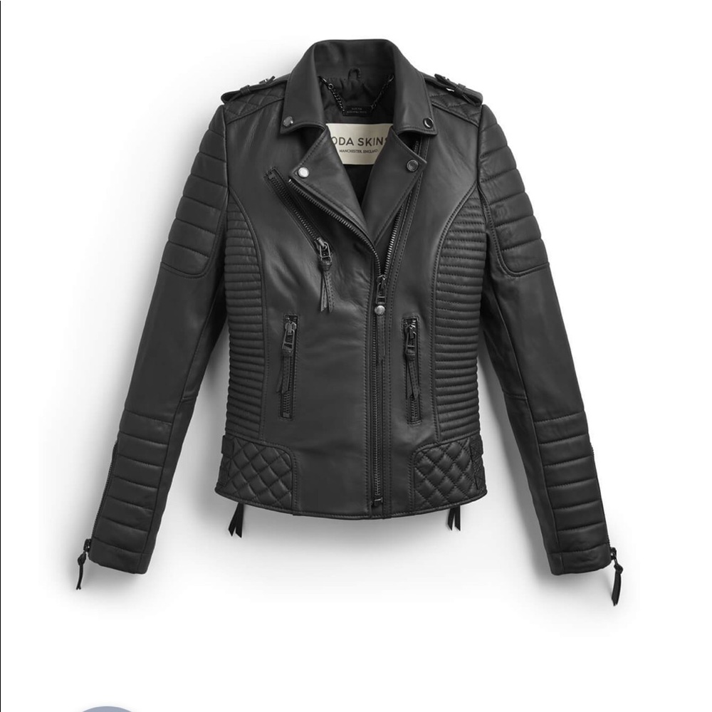 Boda/Skins Kay Michaels real leather jacket - Picture 4 of 5